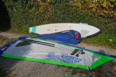 Nr. 1 WindSUP Board und Windsurf-Rigg und Segel passend