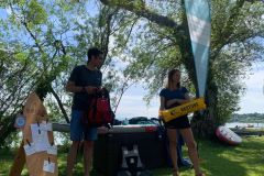 Thomas Pfannkuch & Eliane Droemer vom SUP Club