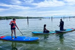 Rettungstechniken auf dem Wasser üben